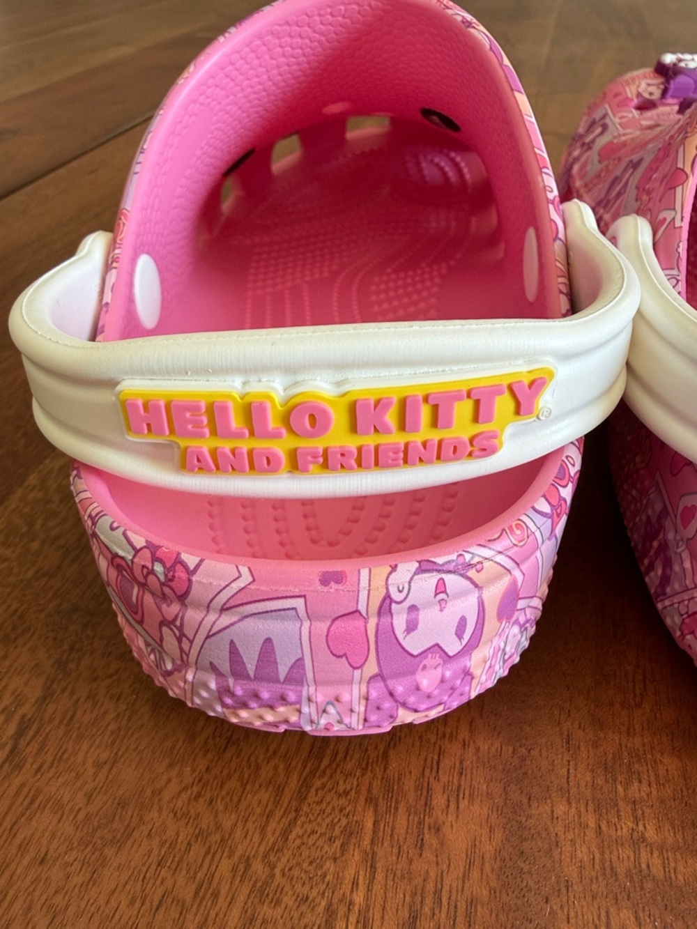 Sanrio Pink Hello Kitty and Friends x Crocs Adult Classic Clog Size M6 W8 - Picture 12 of 15